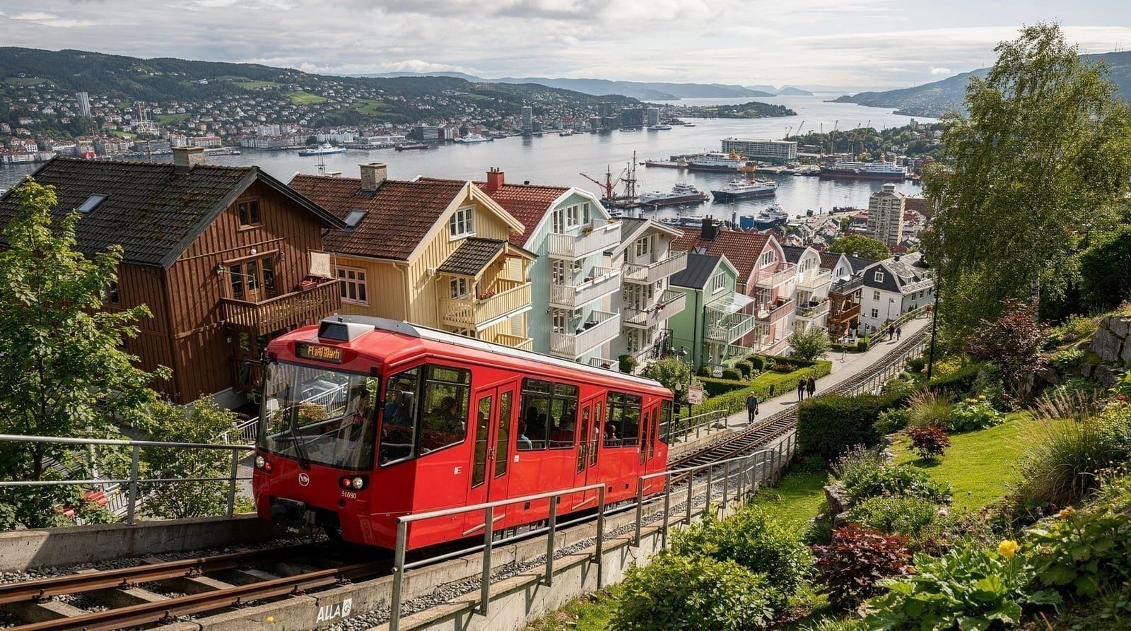 Bergen: City Sightseeing Hop-On Hop-Off Bus Tour